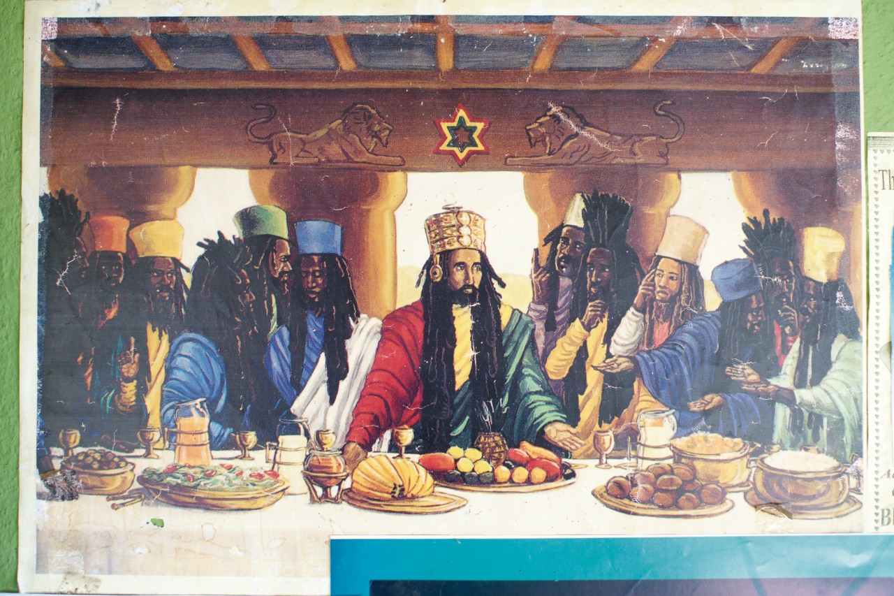 La Cène des rastas à Shashemene.