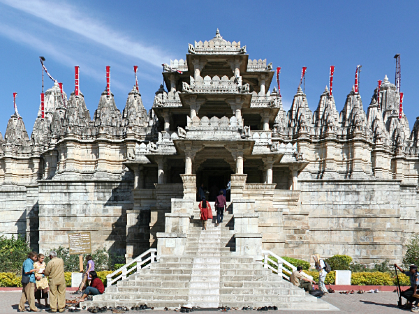 Jain temple of Ranakpur Rajasthan India