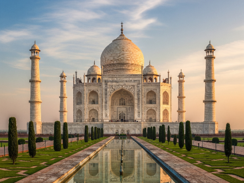 The Taj Mahal Agra India