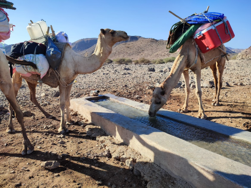 A welcome watering hole on the approach to Gaggadé