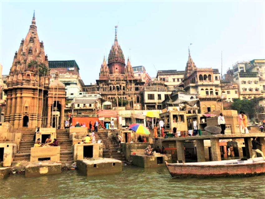 The ghats of Varanasi
