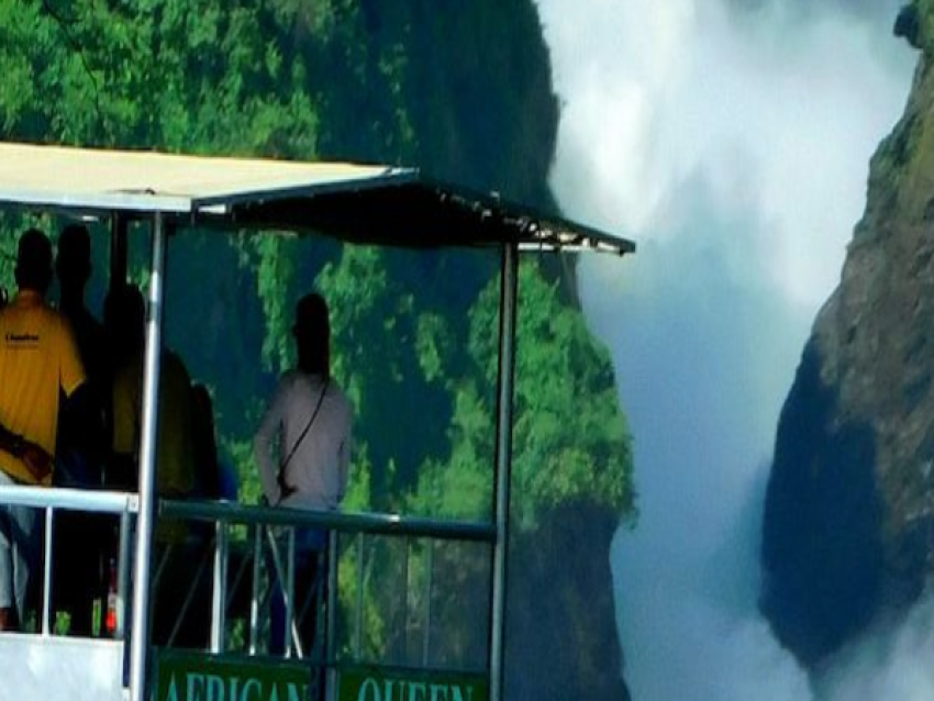 The boat cruise to the bottom of the Murchison Falls, Murchison Falls National Park